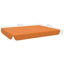 E E-NICES Baldacchino Ricambio per Dondolo Giardino Terracotta 192x147 cm