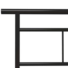 Tidyard Giroletto Nero in Metallo 90x200 cm,Facile da Montare/Costruzione in Metallo