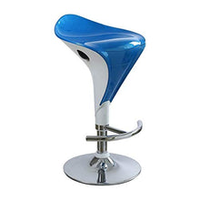 LXYPLM Sgabello Sedie Bar Barstools Regolabile Girevole banco Bar Sedie Sedile, casa Bar ozio Creativo Alti sgabelli cromata poggiapiedi e Base Arredo Bar Cucina (Color : C)