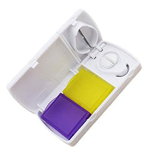 HEALLILY Taglierina per Tablet con Sdoppiatore per Pillola con Contenitore per Pillole per Il Taglio di Piccole O Grandi Pillole Bianche