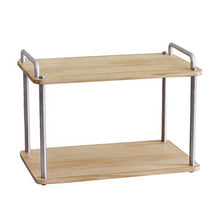 LYM &ripiano di stoccaggio Scaffali da Cucina, Tavolo da Pranzo a Doppio Strato Rack for stoccaggio unità organizzatore Multifunzione for Uso Domestico Scaffale di Finitura