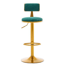 Poltrone Nubao Creativo Tempo Libero Bar Sedia Sgabello Alto Reception Chair Bar, caffè, Load 150Kg, Rosa (Color : Darkgreen)