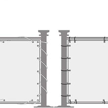 YIFANDU Copertura per Balcone 1.1x5.5m Impermeabile Paravista Balcone Telo Frangivista con Occhielli e Cordoncino per Campo Sportivo, Giardino, Grigio Scuro