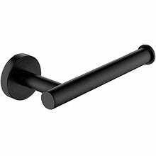 Melairy Bagno Porta Carta Igienica 304 SUS Acciaio Inossidabile con Montaggio a Muro Design Moderno Nero