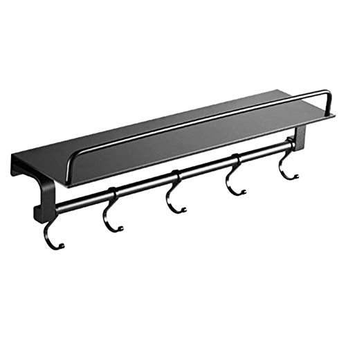 Mensola da bagno, mensola portaoggetti - Doccia Rack Standing Shower Caddy antiruggine in acciaio inossidabile for la cucina con il tovagliolo della guida (Dimensioni: 50x12.5x12cm) partizione Bagno