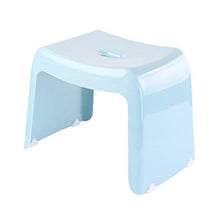 AYHa Plastic Bagno Doccia Sgabelli Panchina resto del piede di lavaggio Sgabello Moda di sicurezza antiscivolo, multi-colore opzionale,Blu