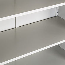 TecTake Armadio armadietto in metallo con ripiani grigio - disponibili in diverse misure - (140x90x40 cm | no. 402482)