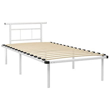 vidaXL Giroletto Bianco in Metallo 100x200 cm