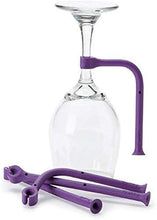 Stemware Saver, Supporto per Bicchiere da Vino in Silicone, Set Di 4 Accessori per Lavastoviglie Flessibili per Bicchieri da Vino o Champagne (Viola), HJJ
