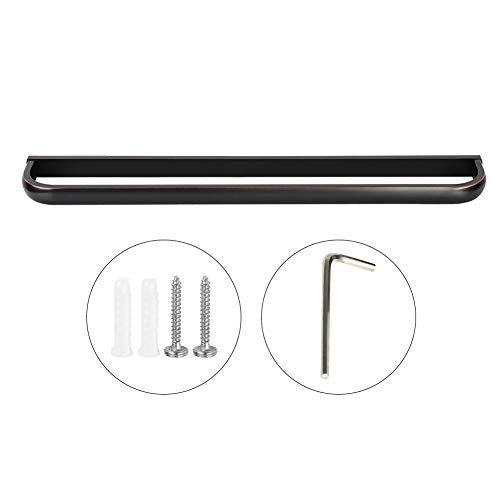Nuovo portasciugamani hardware bagno, semplice colore nero antico portasciugamani appeso Portasciugamani singolo in ottone per portasciugamani, per hotel camera da letto bagno