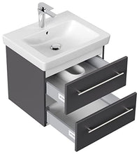 Emotion SUBWAY2-0-55CM000104DE - Lavabo con mobiletto, in legno, 55 x 45 x 44 cm, colore: Antracite