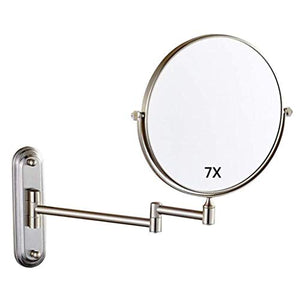 AJH Specchio da toeletta per la casa Specchio da toeletta Specchio per Il Trucco Specchio da Barba a Parete Specchio cosmetico Estensibile Specchi da Bagno con ingrandime