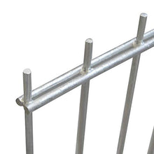 honglianghongshang Barriere e recinzioni Pannelli per recinzioni Pannello di Recinzione 2D Giardino con paletti 2008x1630 mm 16m Argento