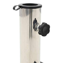vidaXL Base per Parasole in Granito 30kg Quadrata Nera Sostegno Tenda Parasole