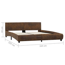 SKM Giroletto Marrone in Similpelle 160x200 cm