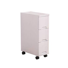 TXXM fabbricazione cassettiera Cucitura armadio cassetto di stoccaggio slot armadio bagno cucina rack di stoccaggio (colore: bianco, dimensioni: 3 strati)