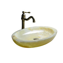 Sopra il bacino di arte del bacino del contatore Bacino di pietra del lavabo della lava di pietra della lava di pietra della lava americana creativa grande Lavabi