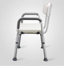 ABWYB Sedia da Doccia Antiscivolo Sgabelli da Bagno, Sgabello Schienale Bracciolo Bagno da Uomo Anziano Sgabello da Bagno per Donna Incinta Sgabello 0104