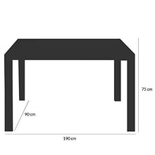 Deuba Tavolo e sedie da Giardino Rattan Cuscini 8 sedie impilabili Set mobili Esterno Giardino Balcone terrazzo Patio