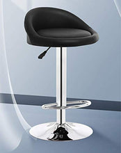 Poltrone Nubao Regolabile Bellezza Sgabello con Schienale e poggiapiedi Sgabello Alto Hotel Reception Affari Hall Cafe Dining Chair in Pelle PU (Colori: A6, Dimensione: 60-80cm)