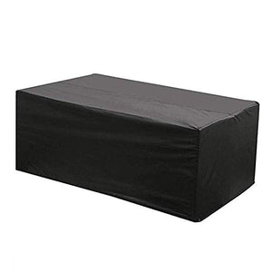 ALGFree Copertura for Patio a Cubo for Mobili da Giardino, Protezione for Tovaglia da Esterno Impermeabile Alta Giardino a Prova di Polvere, 33 Dimensioni (Color : Nero, Size : 100x100x85cm)