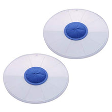 DOITOOL 2Pcs Mixer Splatter Guardia Silicone Mixing Bowl Splatter Protezione dello Schermo Uovo Fruste Ciotola Coperchio Anti Copertura per La Cottura di Cottura Blu