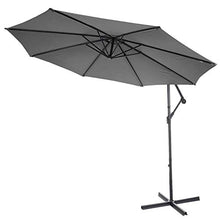 Mendler Ombrellone Giardino Spiaggia Acerra 3m Senza Base Grigio