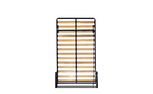 Letto a Scomparsa - letto ribaltabile verticale piccolo doppio 120cmx200cm 120cm x 200cm (Letto Estraibile, Letto Pieghevole, Letto