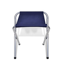 vidaXL Set da Giardino Tavolo Pieghevole 6 Sedie Regolabili Mobili Campeggio