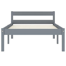 SKM Giroletto Grigio in Legno Massello di Pino 90x200 cm (12.92kg)