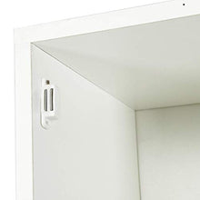 Armadietto da Bagno, Mobile Alto per il Bagno con Specchio e 2 Scomparti Aperti, Mobile a Colonna per Bagno Alto Mobiletto Bagno Salvaspazio, 28,8 x 29,8 x 179,5 cm