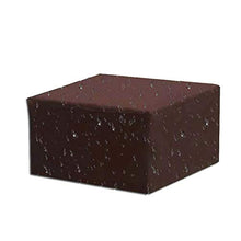 Stafeny - Copertura rettangolare per mobili da giardino, impermeabile, antivento, anti-UV, 126 x 126 x 74 cm, colore: Marrone