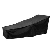 Centitenk Patio Sdraio Copertura Heavy Duty Outdoor Lawn Chairs Mobili Copertura Resistente all'Acqua - Nero