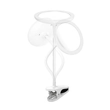 OMLTER Portatile Specchio Trucco con Clip, 360° Flessibile Cigno Collo Bellezza Specchio per Trucco E Rasatura, 3X Ingrandire Desktop Vanity Mirror con LED Luce