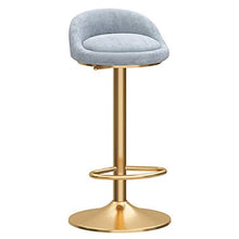 GzxLaY Sgabelli da Bar Sedile Imbottito Moderno e Confortevole, Sgabelli da Bar girevoli Regolabili Altezza del bancone della Cucina con schienali,D,80cm