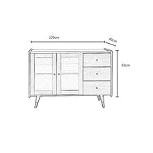 Credenza di Legno Solido Piccolo Appartamento Household Governo di immagazzinaggio Storage Cucina Armadio