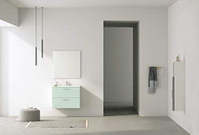 Randalsa Mobile Nexo 80 cm | Verde | 81 x 81 x 46 cm | Mobile con 2 cassetti + lavabo in Ceramica