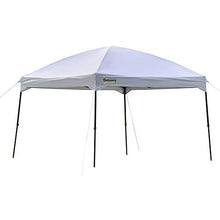 Outsunny Gazebo Pieghevole 3x3m da Giardino o da Esterno con Borsa da Viaggio in Acciaio e Tessuto Oxford Bianco