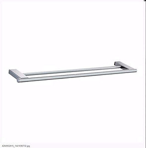 MBYW Portasciugamani Moderno Minimalista Portasciugamani Elegante per Il Bagno di Moda Portasciugamani da Bagno in Ottone Cromato Porta Asciugamani Doppio Cromo Moderno