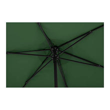 Uniprodo Ombrellone da Esterno Grande Ombrello da Giardino Uni_Umbrella_MR270GR (Verde, Esagonale, Ø 270 cm)