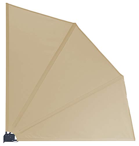 Grasekam - Paravento per Balcone, qualità dal 1972, 140 x 140 cm, con Parete divisoria