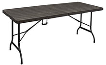 KG KITGARDEN Mesa Wood 180 Tavolo Pieghevole Multifunzionale, Marrone, 180x75x74cm