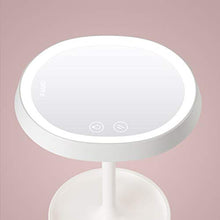 Makeup mirror Lampada da Tavolo a LED con Specchio per Trucco Intelligente con Touch Screen Leggero, Grande Specchio da Tavolo, Specchio per Trucco dimmerabile