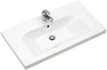Pelipal 316 Carina - Lavabo in ceramica, 82 x 50 x 45 cm, colore: Bianco