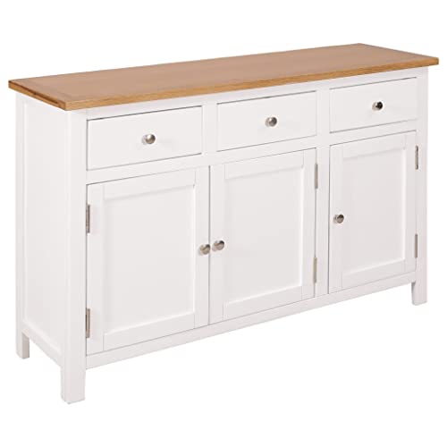 vidaXL Legno di Rovere Credenza Stile Rustico Madia Armadietto Mobile Consolle