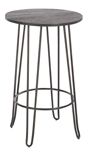 Kit Closet tavolo Sgabello Rotondo set Alto, Metallo
