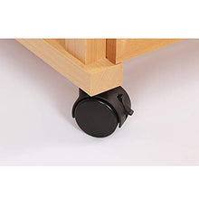 Yamyannie-Home Carrello portautensili Multifunzione a 3 Piani Carrello portautensili Multifunzione a scaffali Pesanti Carrello elevatore a scaffali di Burlywood Carrelli di stoccaggio
