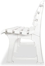 Banco da giardino, giardino da banco da giardino da banco terrazza terrazza terrazza, giardino da giardino in plastica giardino carbone senza fumo,White