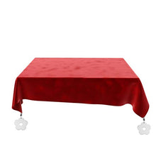 Yardwe 4Pcs Tovaglia Pesi in Acciaio Inox a Forma di Fiore di Copertura di Tabella Morsetti Pesi Runner Ciondolo Clip di Grucce per Esterno Picnic Cena Tovaglia della Decorazione 2. 5