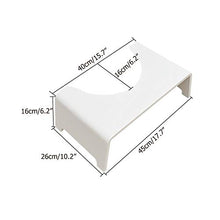 Sgabello da toilette accovacciato, sgabello da bagno antiscivolo resistente all'usura, alleviare la stitichezza, bambini, donne incinte, forniture ausiliarie per sgabello da toilette per anziani